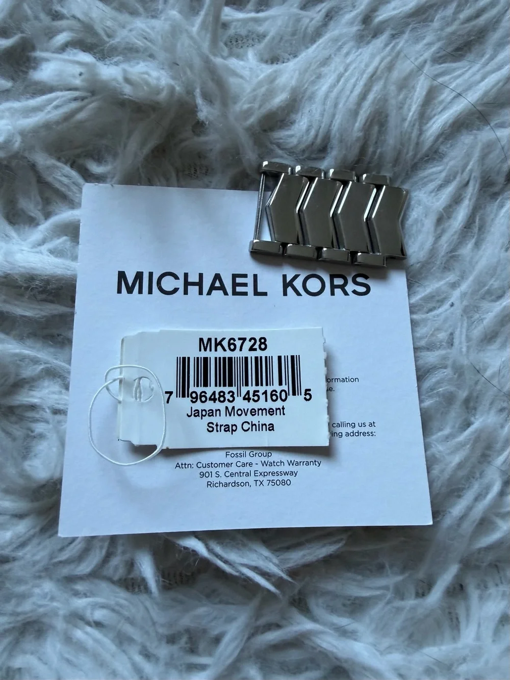 Michael Kors  Silver-Tone Crystal Chronograph Watch
